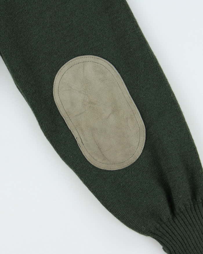 Vintage 90s Burberry Wool Military Style Jumper - L