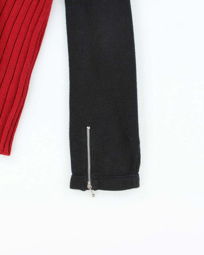 Vintage 90s Tommy Hilfiger Racing Embroidered Ribbed Crewneck Knit Jumper - L