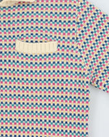 Vintage 1980s L.L Bean Patterned Collared Chunky Knit - L