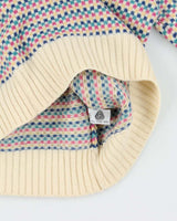 Vintage 1980s L.L Bean Patterned Collared Chunky Knit - L