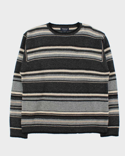 Vintage Profilo Stripe Wool Jumper - XL