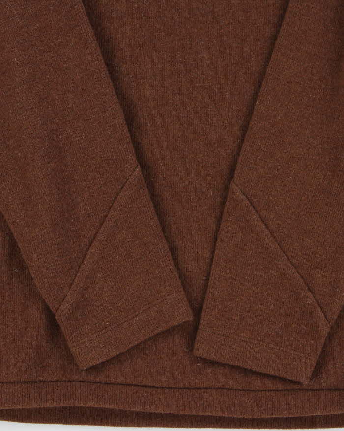 Vintage Brown Arc'teryx Donovan Wool Blend V-Neck Sweatshirt - M