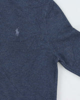 Vintage Polo Ralph Lauren Pima Cotton Quarter-Zip Jumper - S