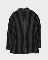 Vintage 1980s Jean Paul Gaultier Equator Striped Wool Cardigan - M