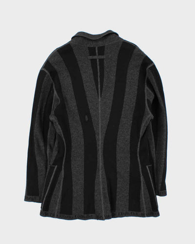 Vintage 1980s Jean Paul Gaultier Equator Striped Wool Cardigan - M