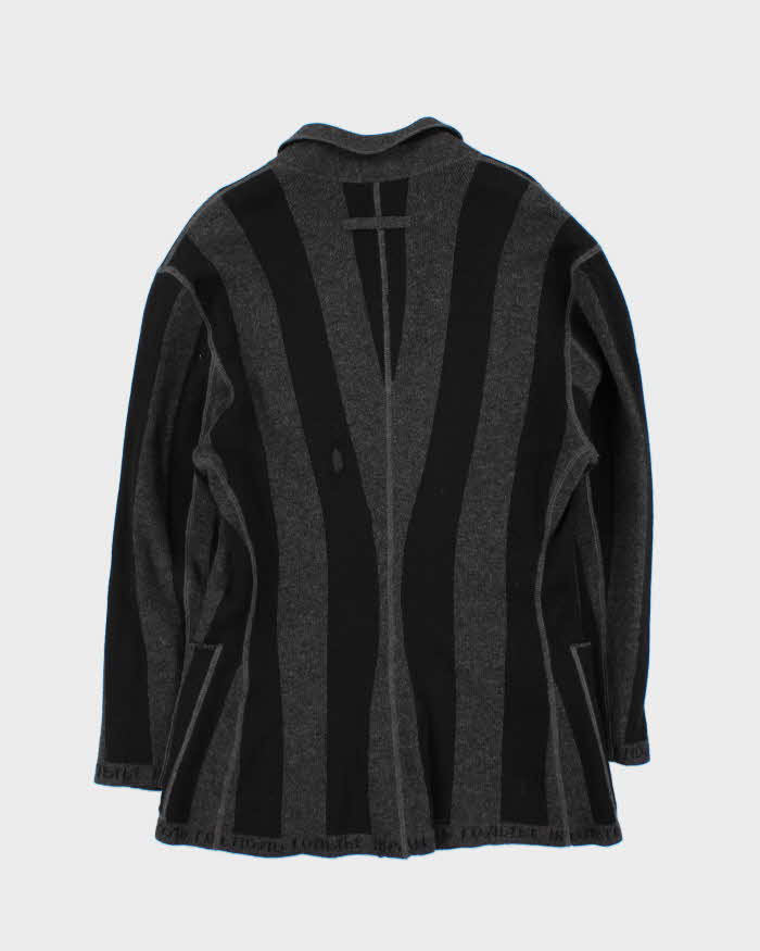 Vintage 1980s Jean Paul Gaultier Equator Striped Wool Cardigan - M