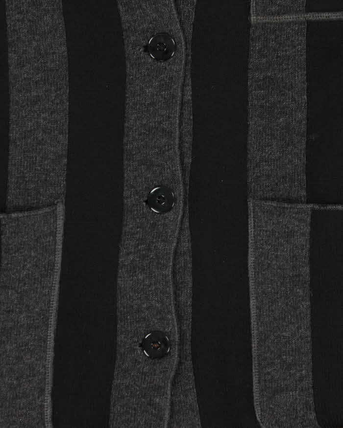 Vintage 1980s Jean Paul Gaultier Equator Striped Wool Cardigan - M