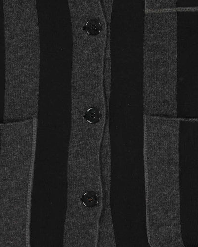 Vintage 1980s Jean Paul Gaultier Equator Striped Wool Cardigan - M