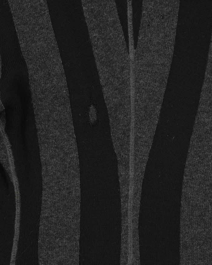 Vintage 1980s Jean Paul Gaultier Equator Striped Wool Cardigan - M