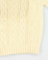 Vintage Sears Aran Knit Wool Jumper - S