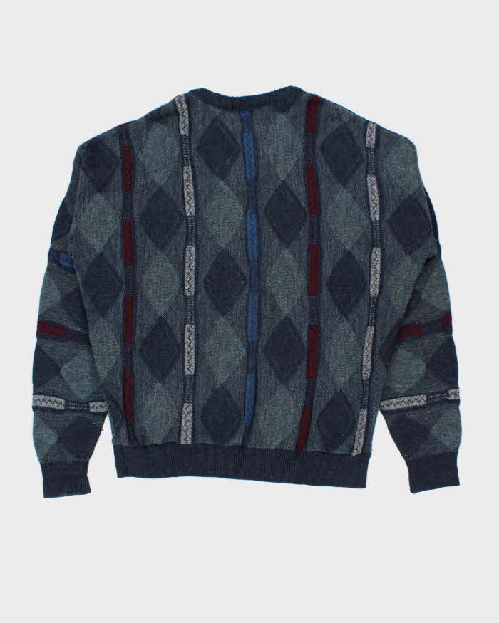 Vintage 90s Porto Cruz Wool Blend V Neck Jumper - XXL