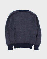 Vintage 1980s Stefano Ricci Mohair Blend V-Neck Sweater - M