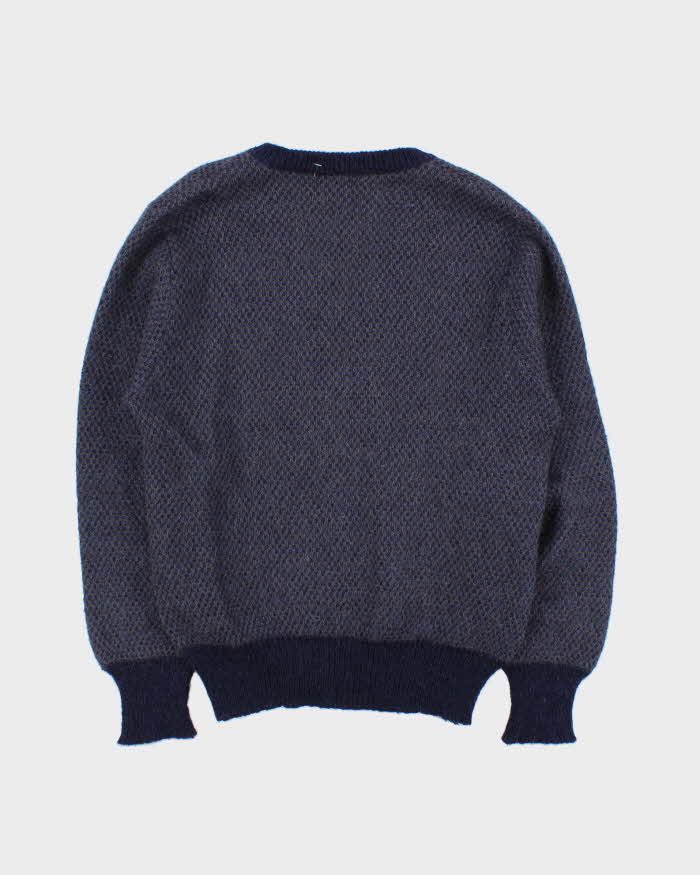 Vintage 1980s Stefano Ricci Mohair Blend V-Neck Sweater - M