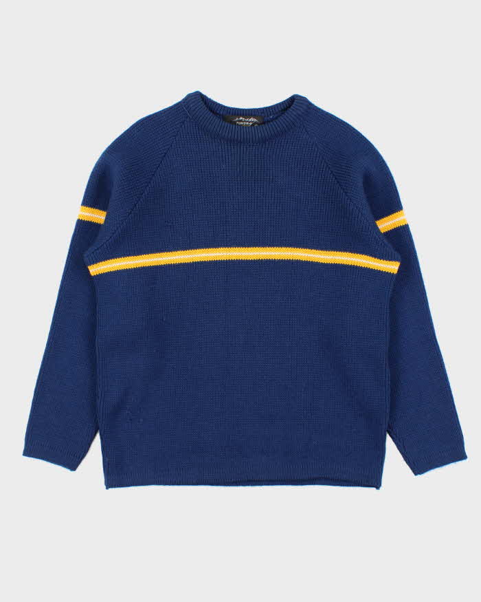 Vintage 1980s Tundra Pure Wool Chunky Crewneck Sweater - S