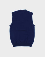 DSWT Vintage 1980s Lambswool V-Neck Knit Sweater Vest - M