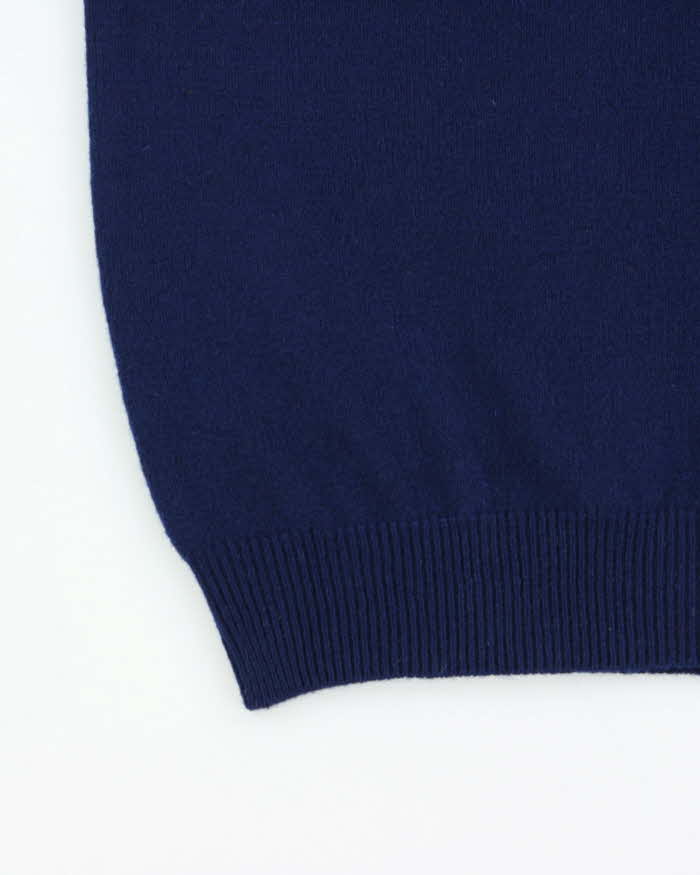 DSWT Vintage 1980s Lambswool V-Neck Knit Sweater Vest - M