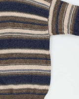 Vintage Cottonfield Stripe Wool Jumper - XL