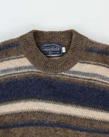 Vintage Cottonfield Stripe Wool Jumper - XL