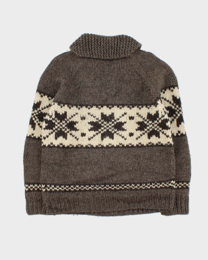 Vintage Handmade Wool Chunky Knit Jumper - M