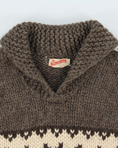 Vintage Handmade Wool Chunky Knit Jumper - M