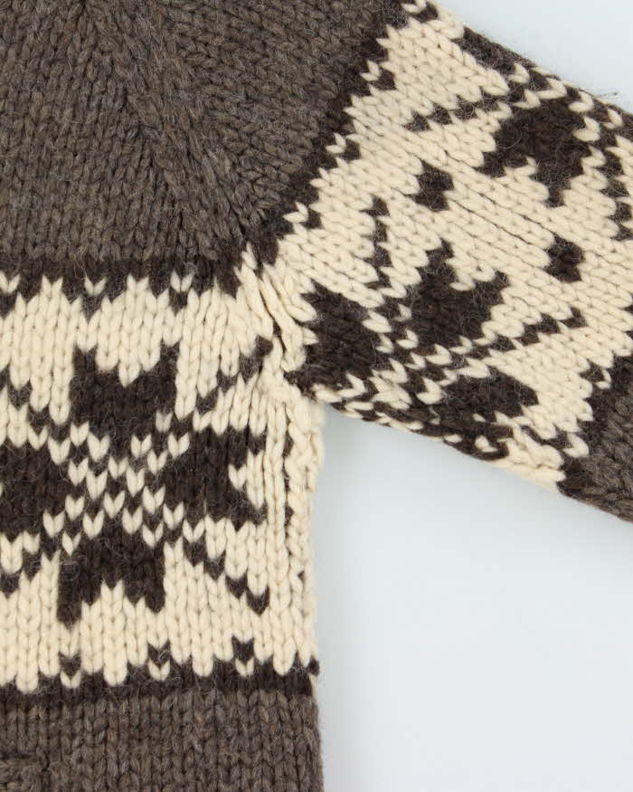 Vintage Handmade Wool Chunky Knit Jumper - M