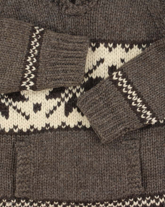 Vintage Handmade Wool Chunky Knit Jumper - M