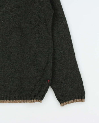 Vintage 00s Woolrich Speckled Yarn Crewneck Wool Knit Jumper - M