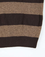 Vintage Y2K 00s Tommy Hilfiger Striped Wool Oversized Crewneck Knit Jumper - M