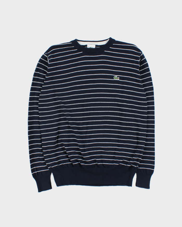 Vintage Lacoste Stripe Knit Jumper - M