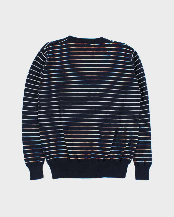 Vintage Lacoste Stripe Knit Jumper - M