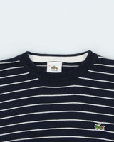 Vintage Lacoste Stripe Knit Jumper - M