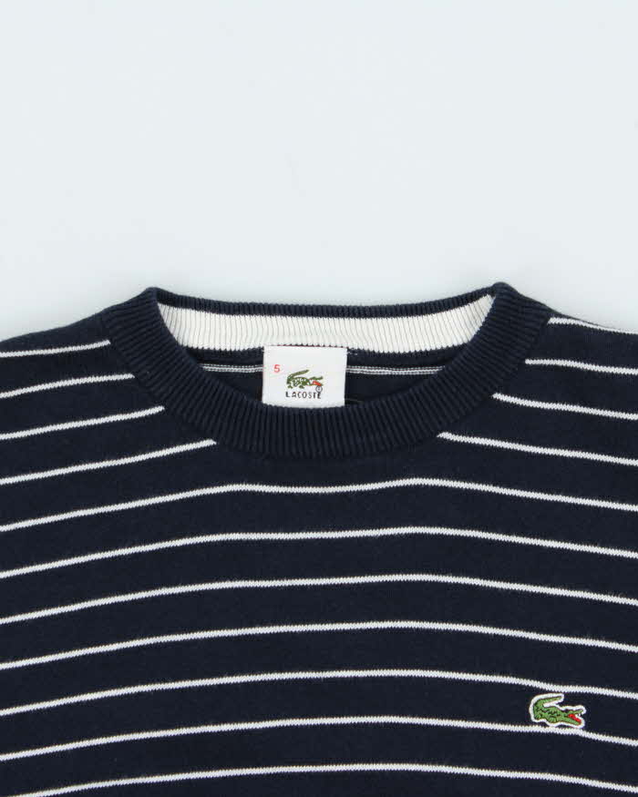 Vintage Lacoste Stripe Knit Jumper - M