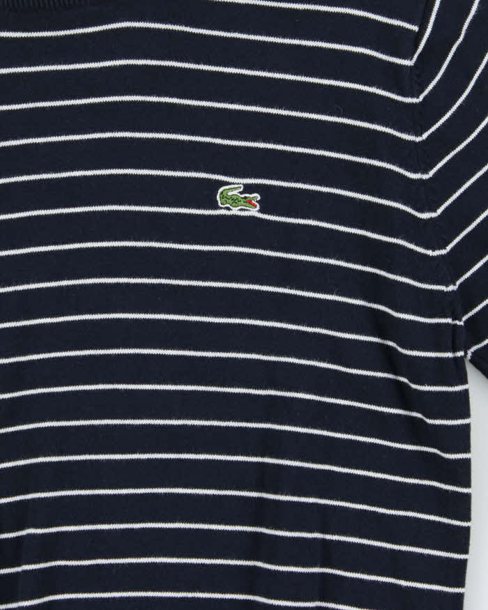 Vintage Lacoste Stripe Knit Jumper - M