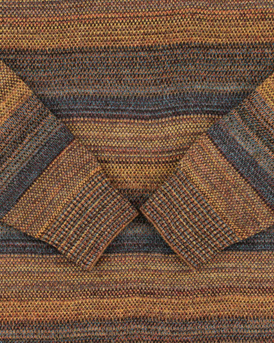 Vintage 1990s Toscano Italian Wool Striped Crewneck Knit Jumper - L