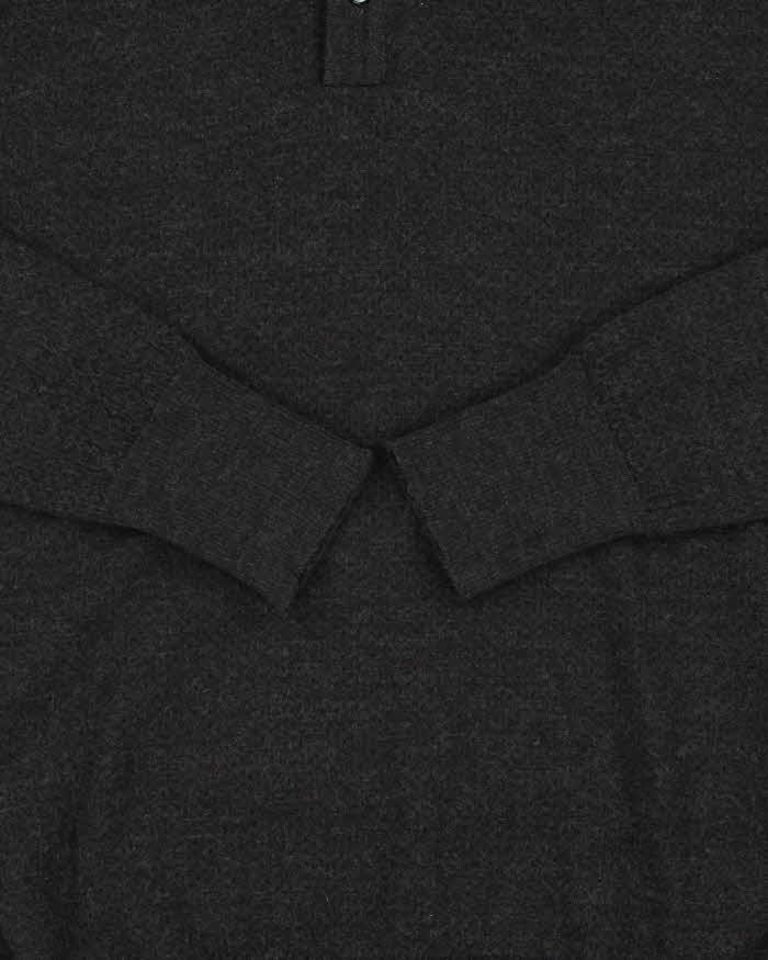 Vintage 00s Bikkembergs Wool Button Collared Knit Jumper - L