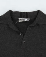 Vintage 00s Bikkembergs Wool Button Collared Knit Jumper - L
