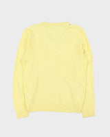 Vintage 1980s IZOD Lacoste V-Neck Knit Jumper - M