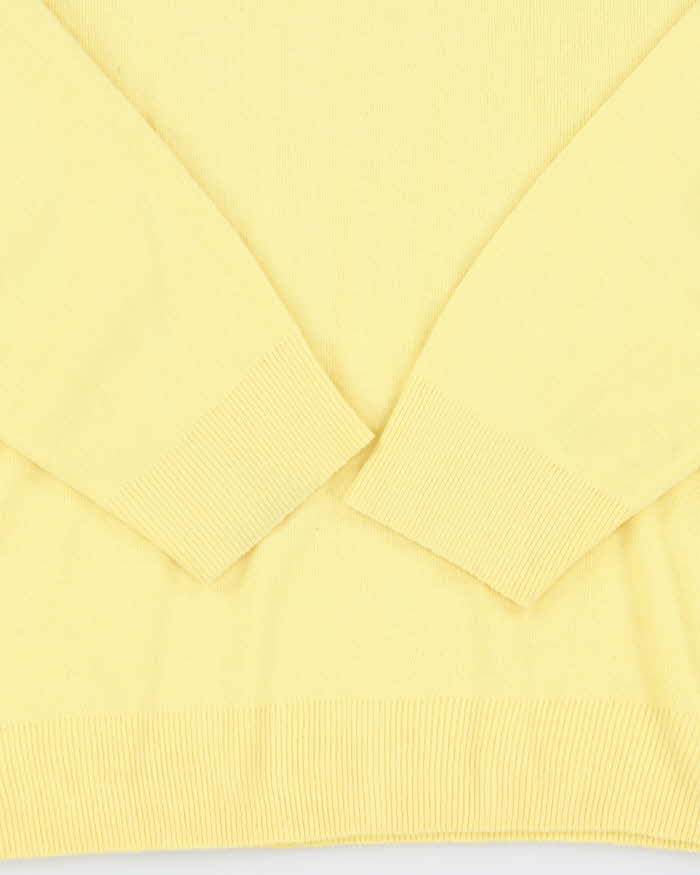 Vintage 1980s IZOD Lacoste V-Neck Knit Jumper - M