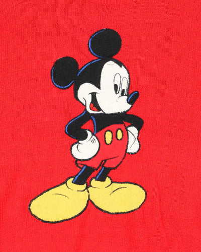 Vintage 1990s Micky Unlimited Embroidered Crewneck Knit Jumper - L