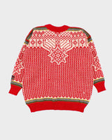 Vintage 00s Devold Nordic Chunky Crewneck Knit Jumper - XS