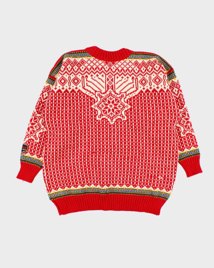 Vintage 00s Devold Nordic Chunky Crewneck Knit Jumper - XS