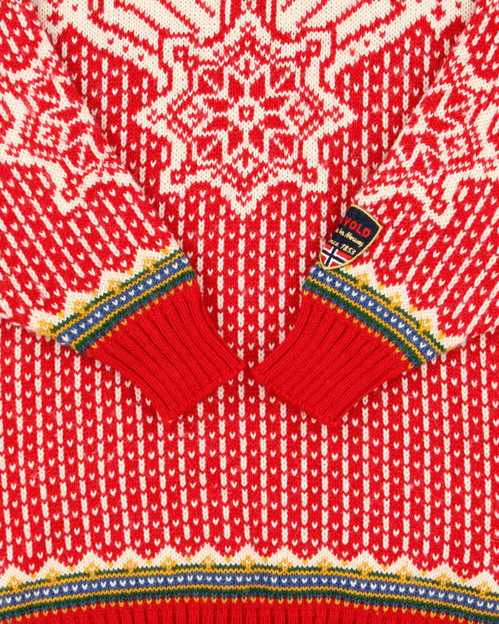 Vintage 00s Devold Nordic Chunky Crewneck Knit Jumper - XS