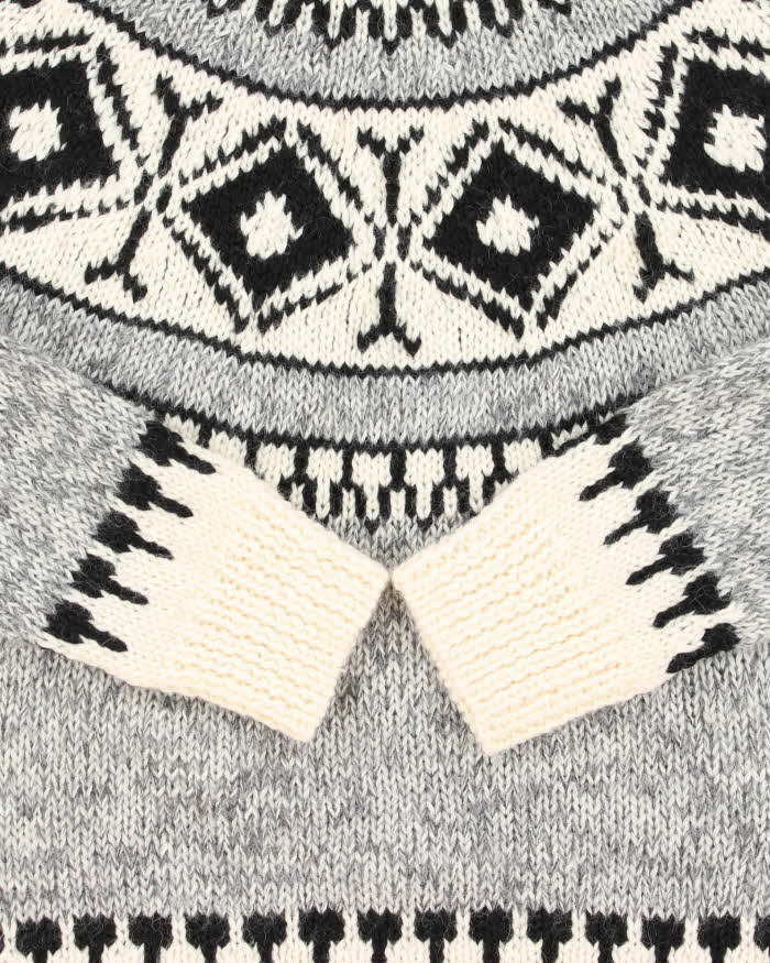 Moncler Ciclista Chunky Nordic Wool Roll-Neck Knit Jumper - M