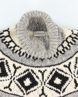Moncler Ciclista Chunky Nordic Wool Roll-Neck Knit Jumper - M