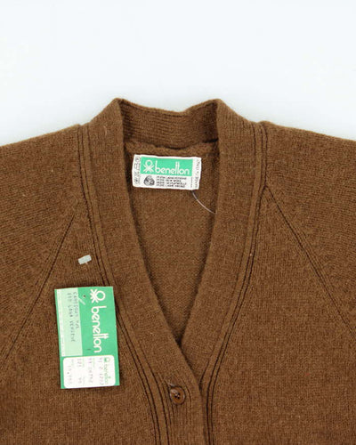 DSWT Vintage 1970s Benetton Made In Italy Wool Cardigan - S
