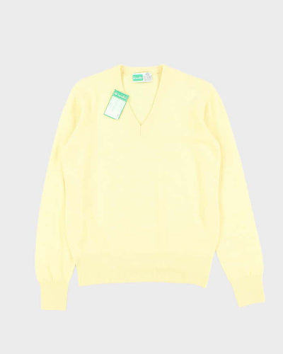 DSWT Vintage 1970s Benetton Wool V-Neck Jumper - M