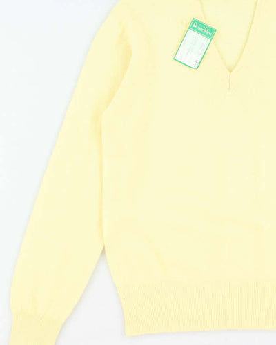 DSWT Vintage 1970s Benetton Wool V-Neck Jumper - M