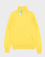 DSWT Vintage 1970s Benetton Wool Roll-Neck Knit Jumper - XL
