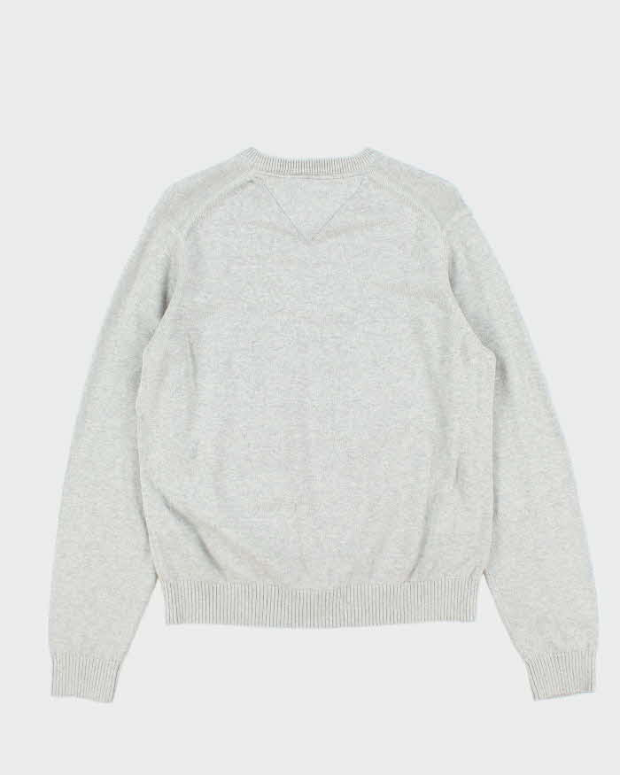 Vintage Y2K 00s Tommy Hilfiger V-Neck Knit Jumper - M