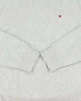 Vintage Y2K 00s Tommy Hilfiger V-Neck Knit Jumper - M